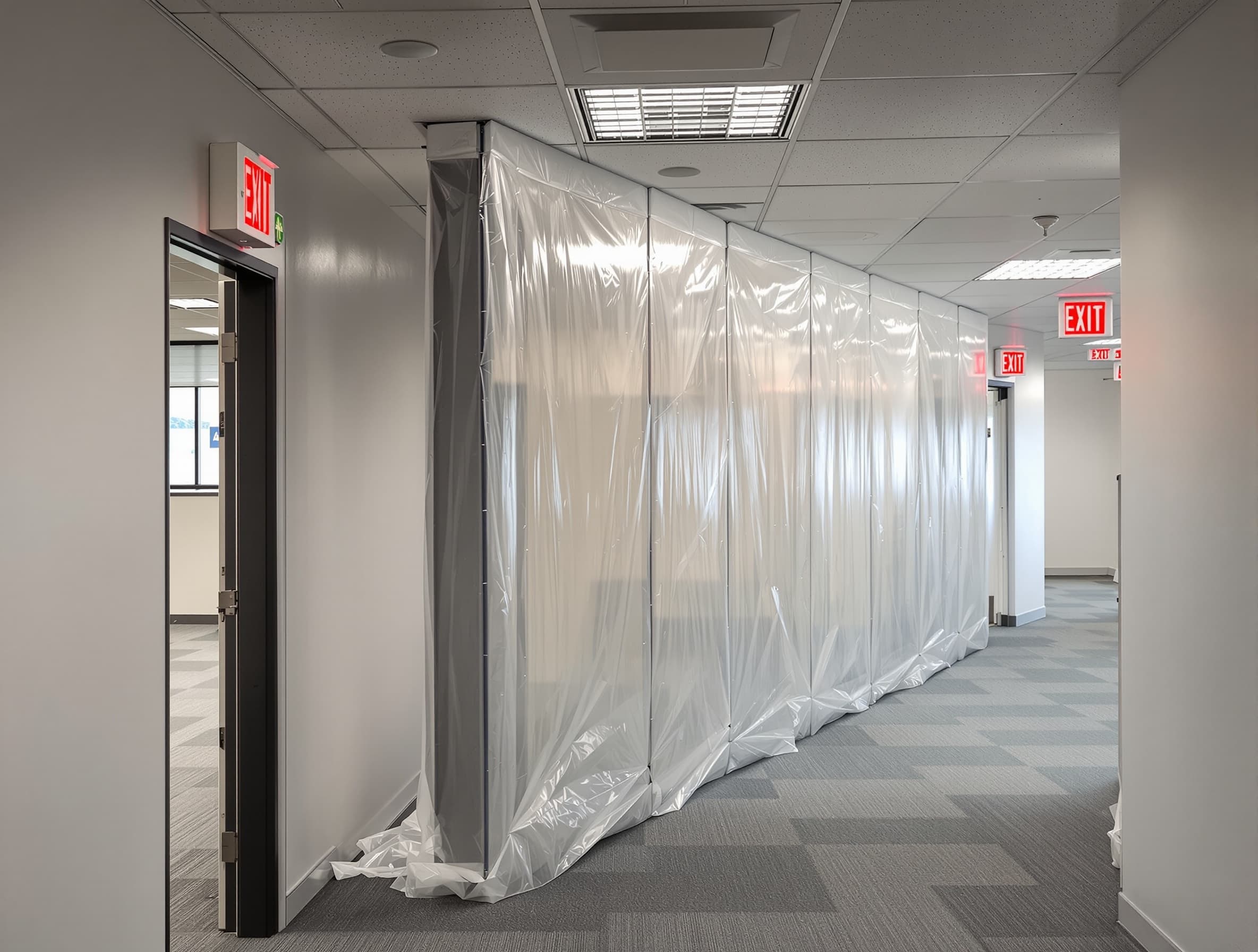 Commercial HVAC Plenum — before